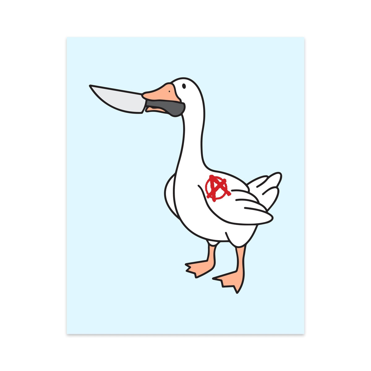 Angry Goose Unframed Art Print - Starry Skies Austin
