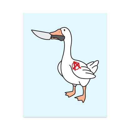 Angry Goose Unframed Art Print - Starry Skies Austin