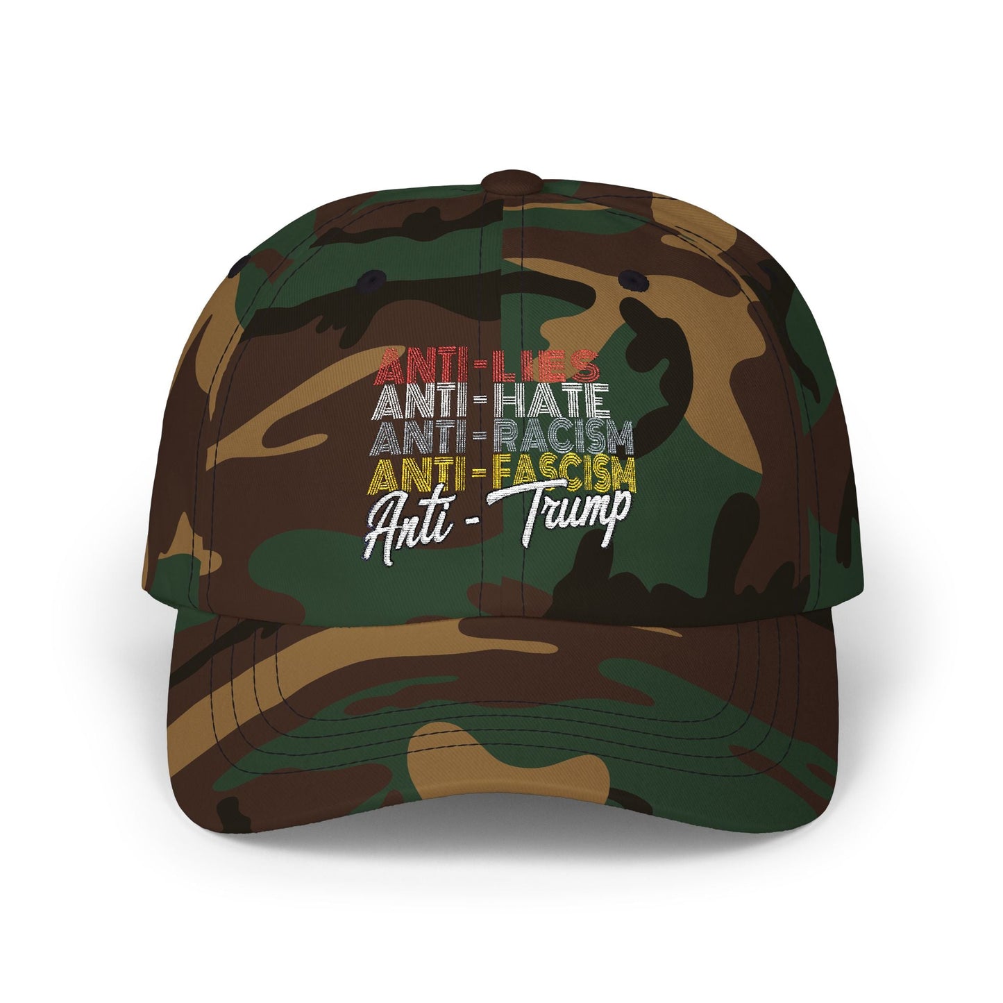 Anti Hate Embroidered Dad Hat - Starry Skies Austin