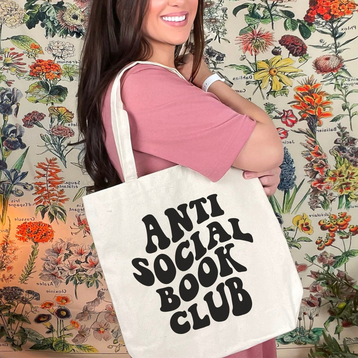 Anti-Social Book Club Canvas Tote Bag - Starry Skies Austin