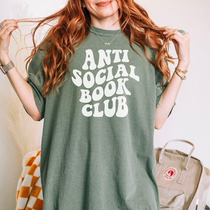 Anti-Social Book Club Heavyweight Comfort Colors Shirt - Starry Skies Austin