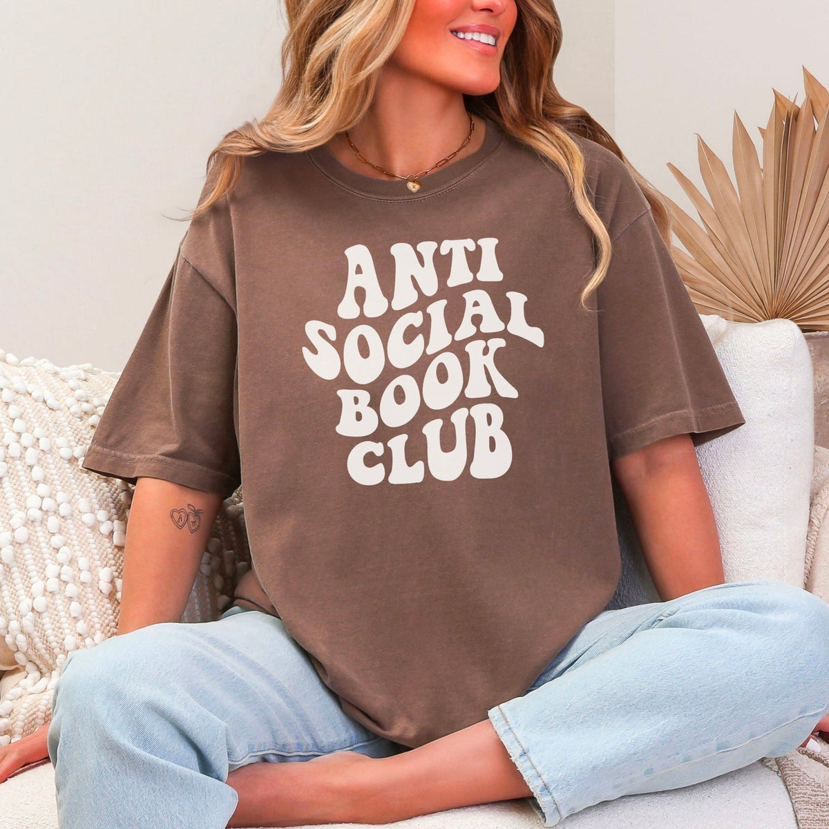 Anti-Social Book Club Heavyweight Comfort Colors Shirt - Starry Skies Austin