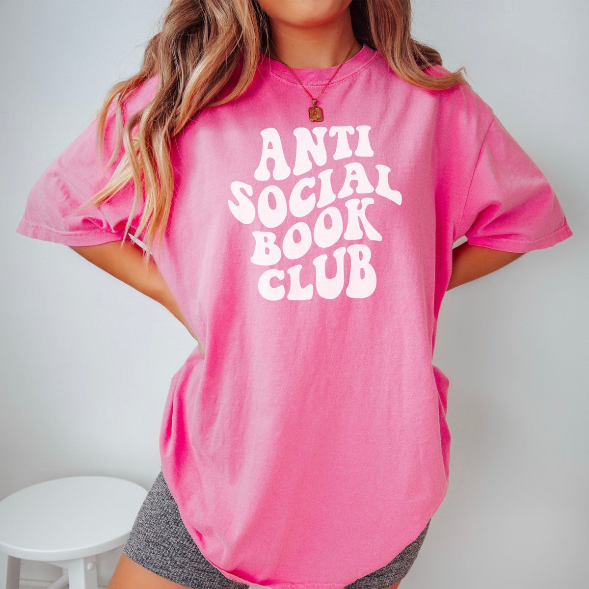 Anti-Social Book Club Heavyweight Comfort Colors Shirt - Starry Skies Austin