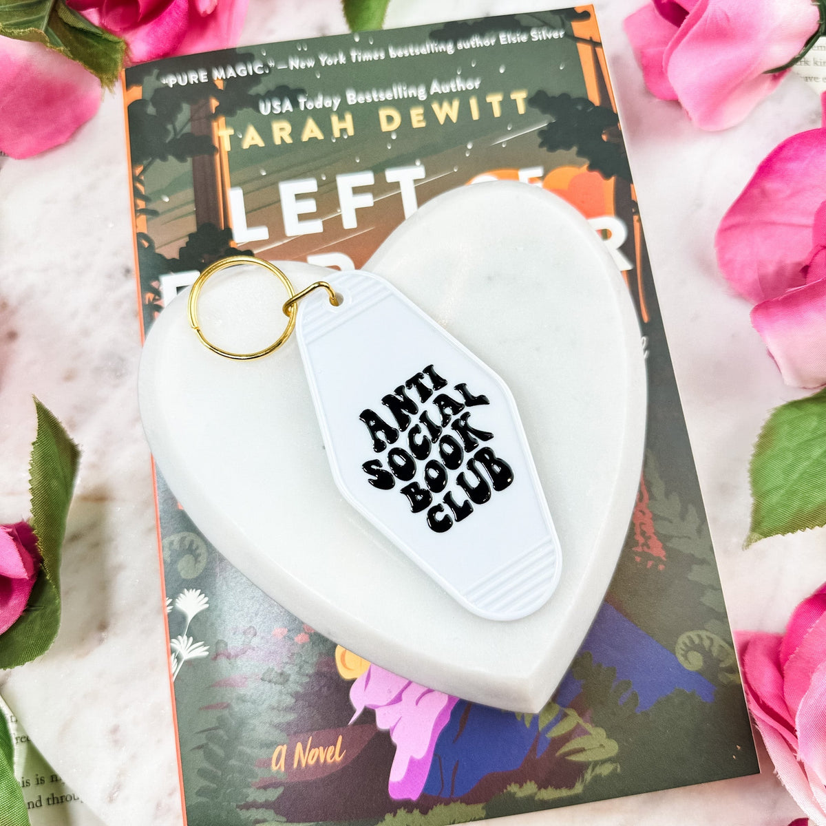 Anti-Social Book Club Motel Keychain - Starry Skies Austin