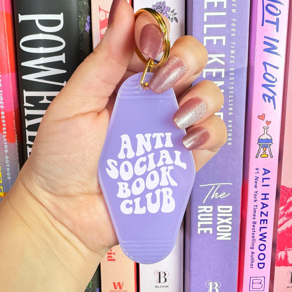 Anti-Social Book Club Motel Keychain - Starry Skies Austin