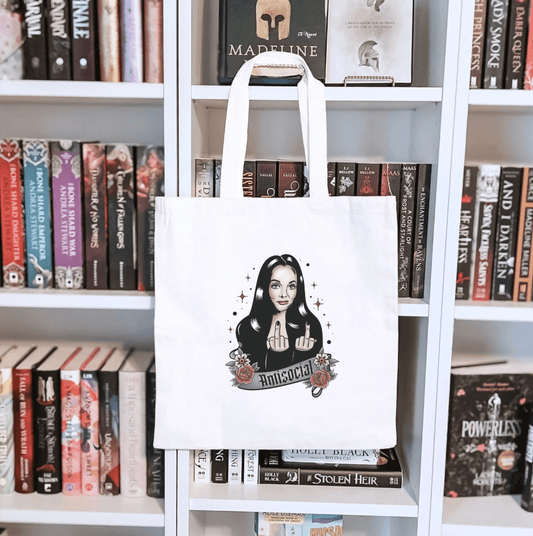 Antisocial Sublimated Canvas Tote Bag - Starry Skies Austin