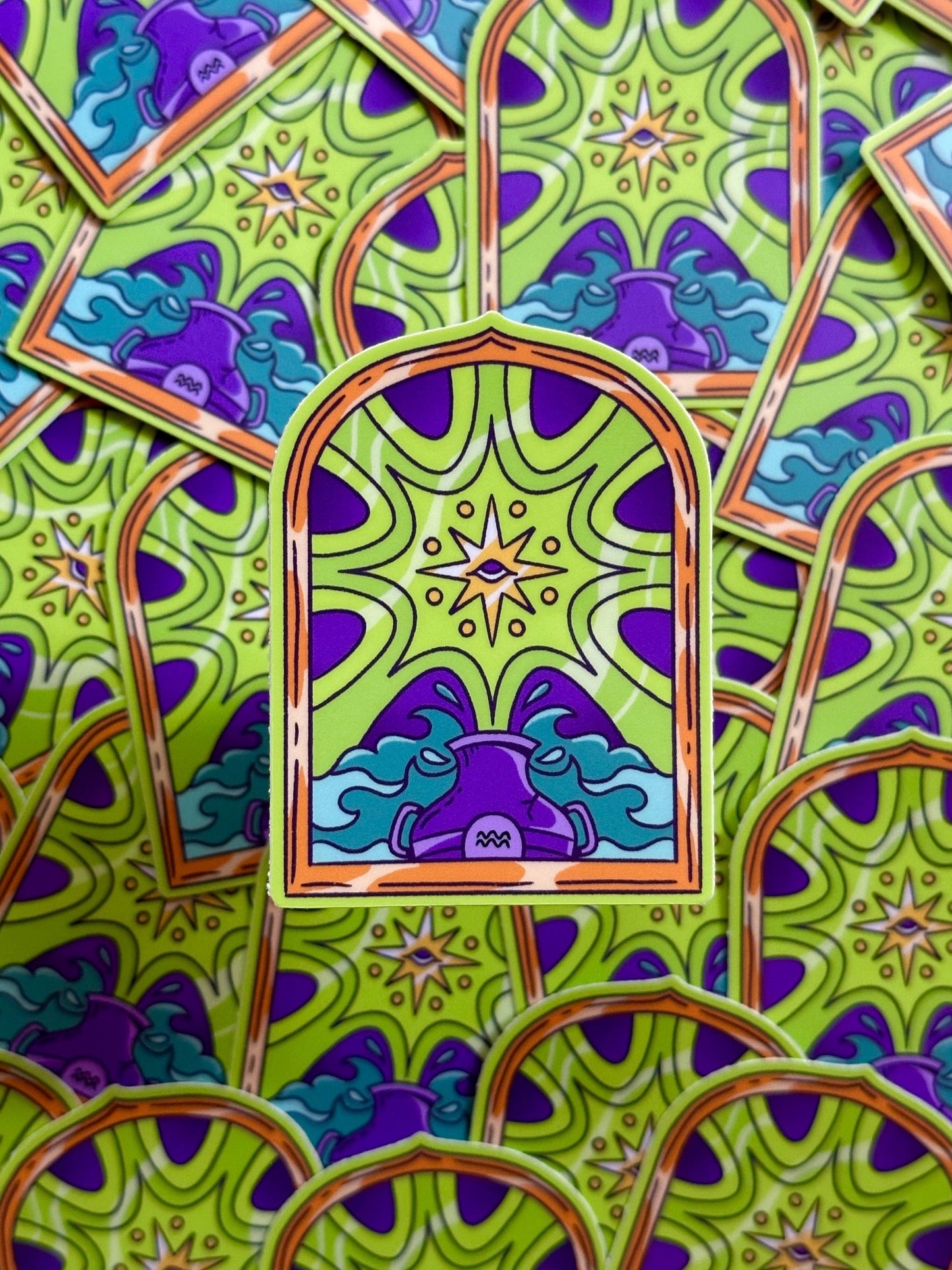Astrology Sign Stickers - Yamz Heralds of the divine - Starry Skies Austin
