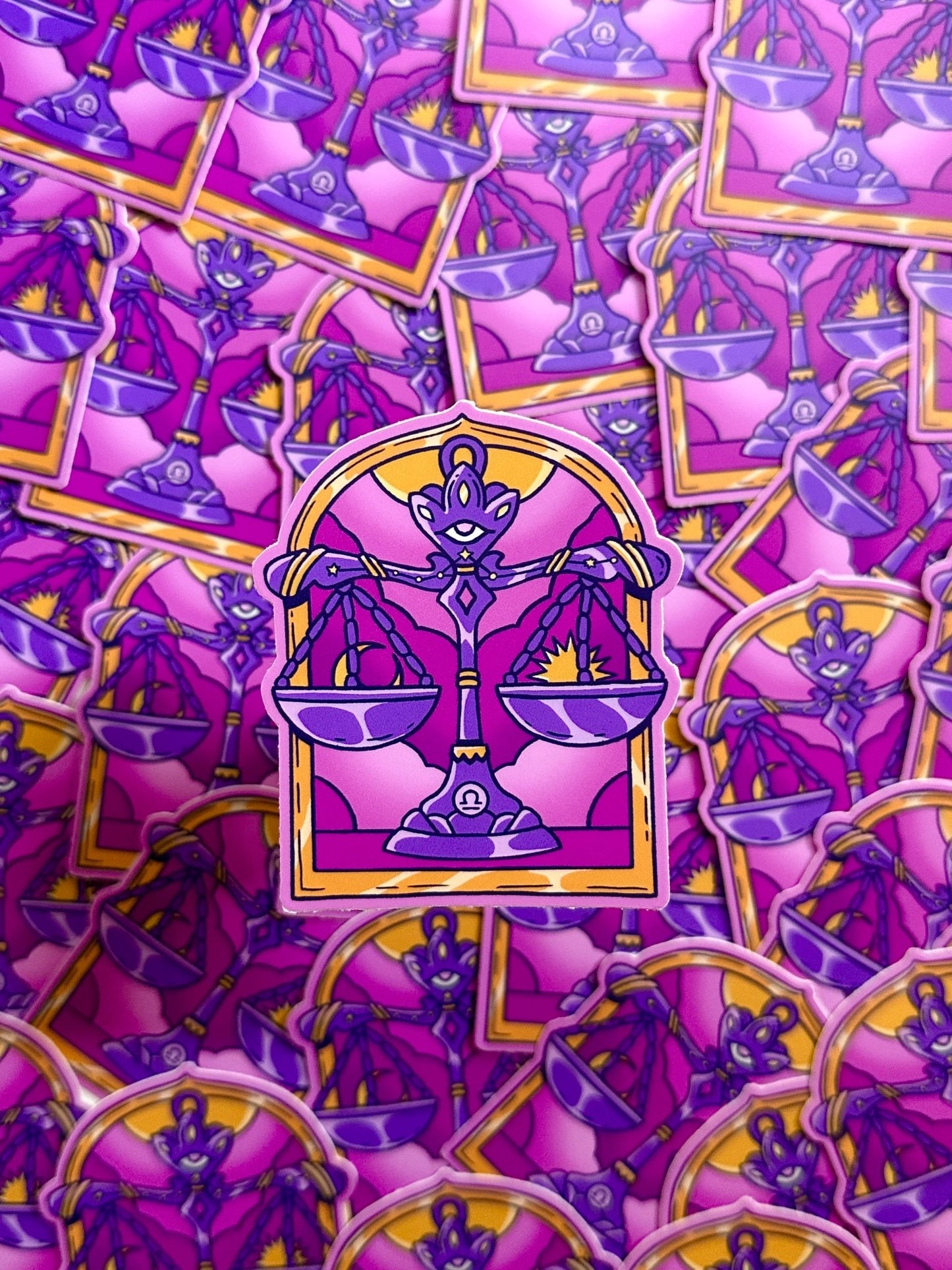 Astrology Sign Stickers - Yamz Heralds of the divine - Starry Skies Austin