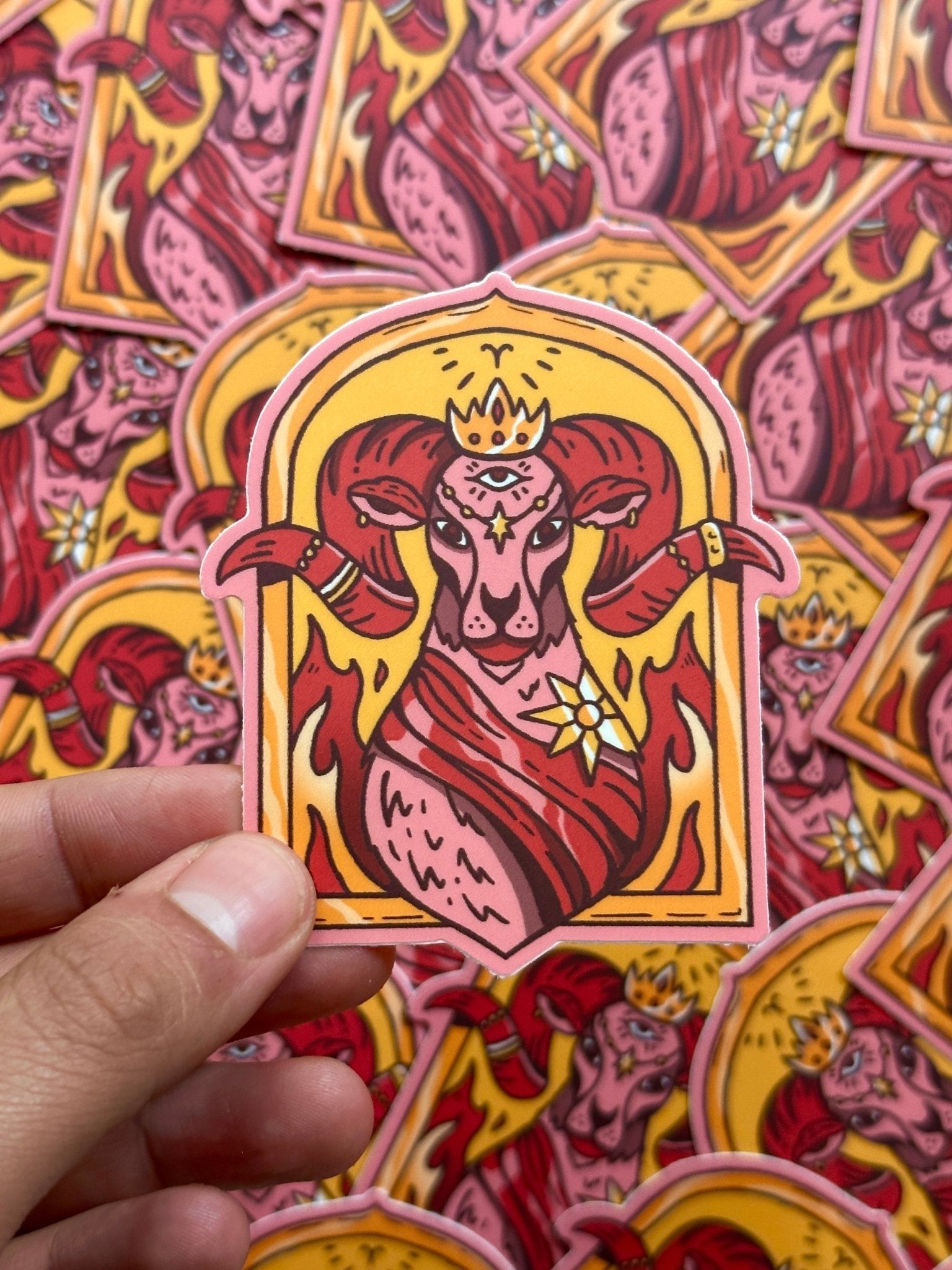 Astrology Sign Stickers - Yamz Heralds of the divine - Starry Skies Austin