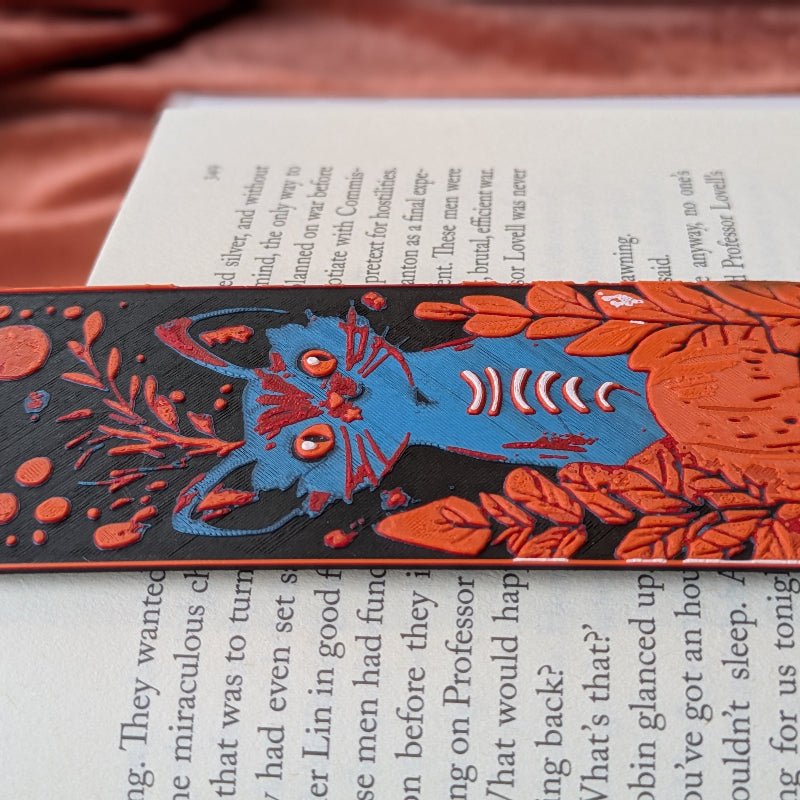 Autumn Familiar Illustrated Bookmark 2x6 Art Bookmark Reader Gift - Starry Skies Austin