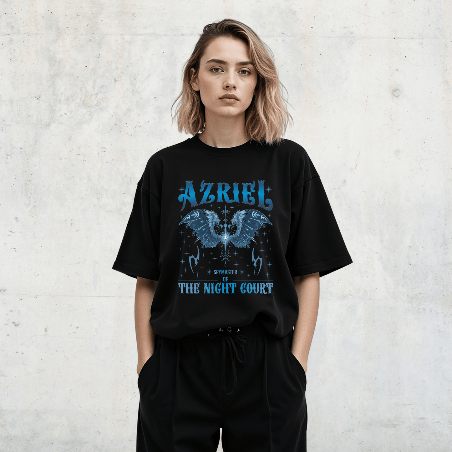 Azriel, The Spymaster Softstyle Bookish Tee - Starry Skies Austin