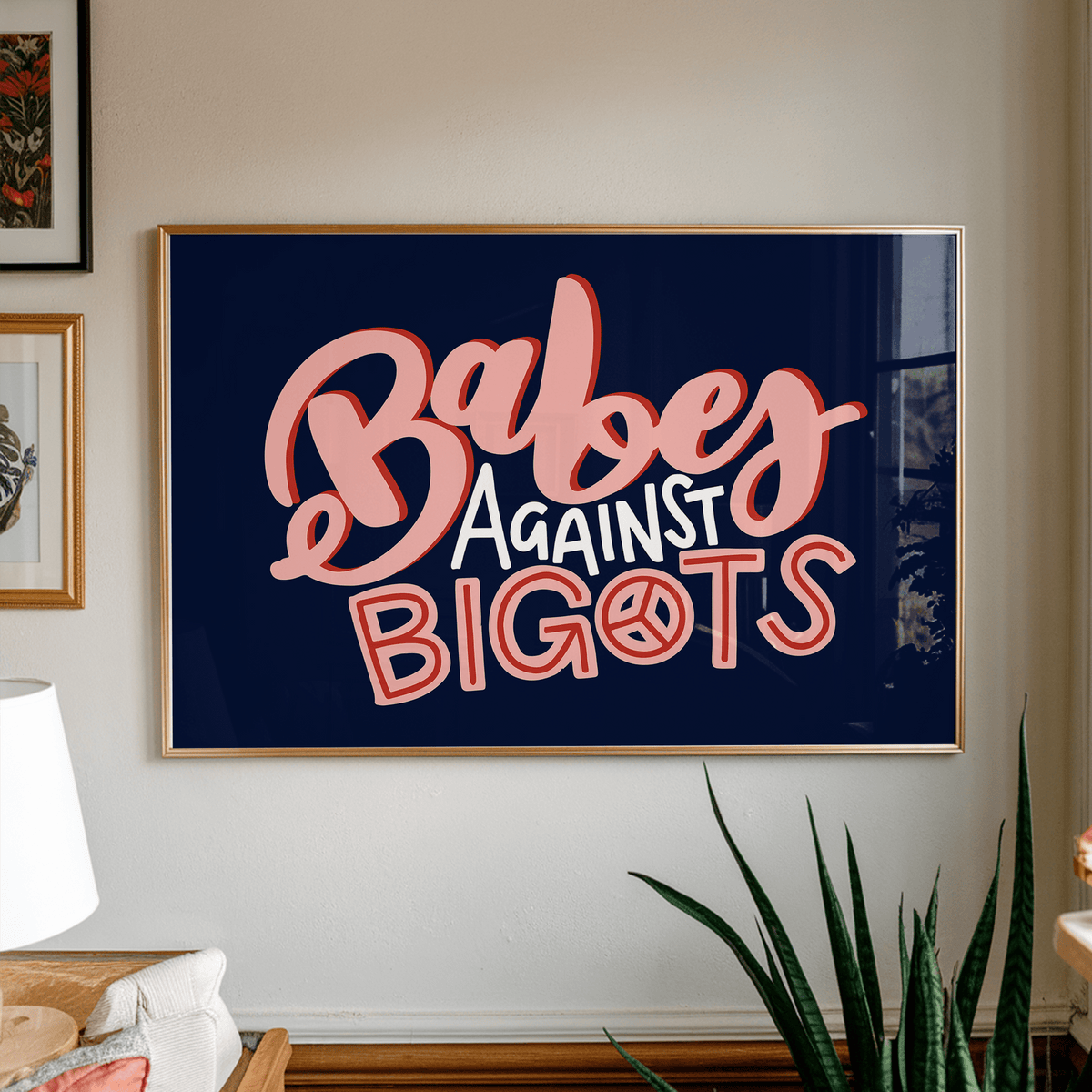 Babes Against Bigots Unframed Art Print - Starry Skies Austin