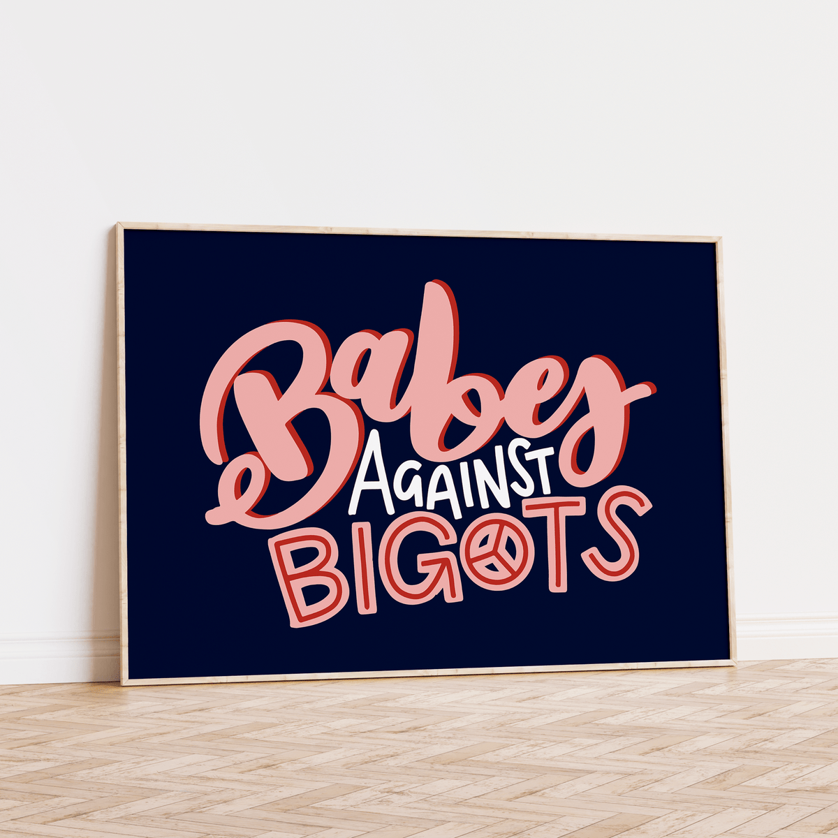 Babes Against Bigots Unframed Art Print - Starry Skies Austin