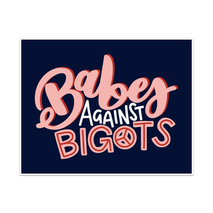 Babes Against Bigots Unframed Art Print - Starry Skies Austin