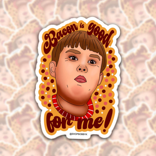 Bacon Is Good For Me! Sticker - Starry Skies Austin
