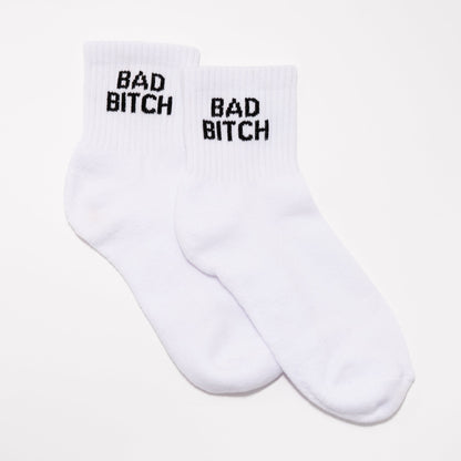 Bad Bitch Quarter Crew Socks - Starry Skies Austin