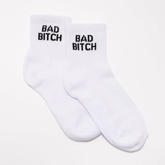 Bad Bitch Quarter Crew Socks - Starry Skies Austin