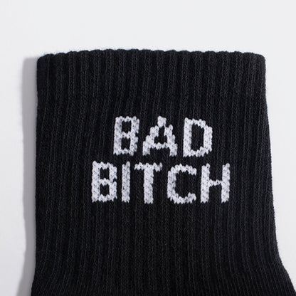 Bad Bitch Quarter Crew Socks - Starry Skies Austin
