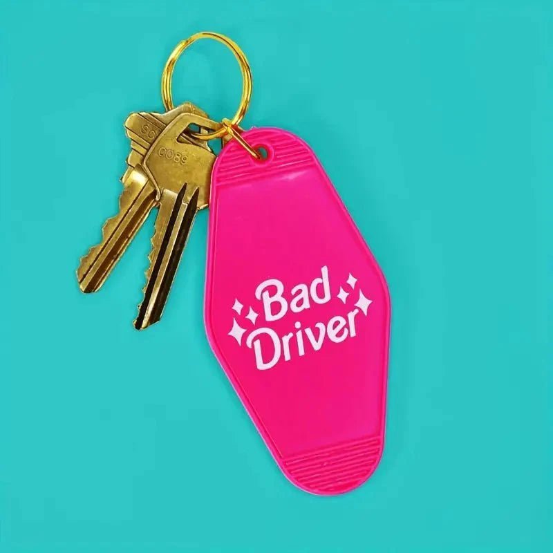 Bad Driver Motel Keychain - Starry Skies Austin