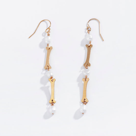 Bad to the Bone Earrings - Starry Skies Austin
