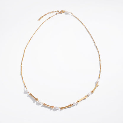 Bad to the Bone Necklace - Starry Skies Austin