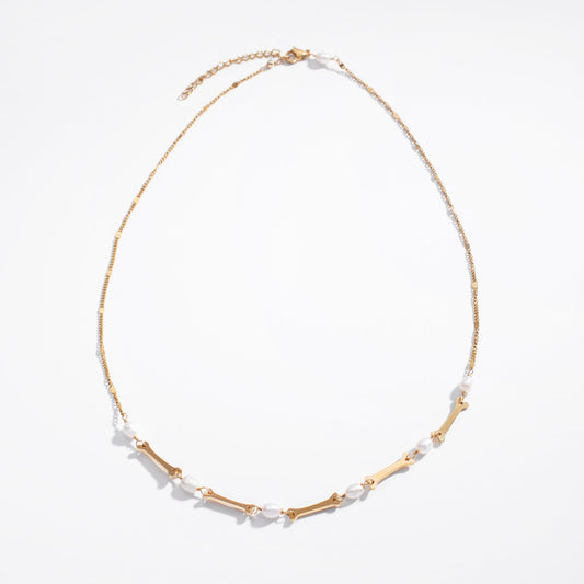 Bad to the Bone Necklace - Starry Skies Austin
