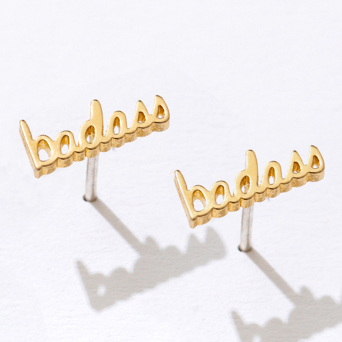 Badass Script Studs - Starry Skies Austin