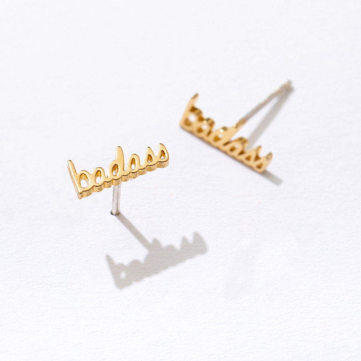 Badass Script Studs - Starry Skies Austin