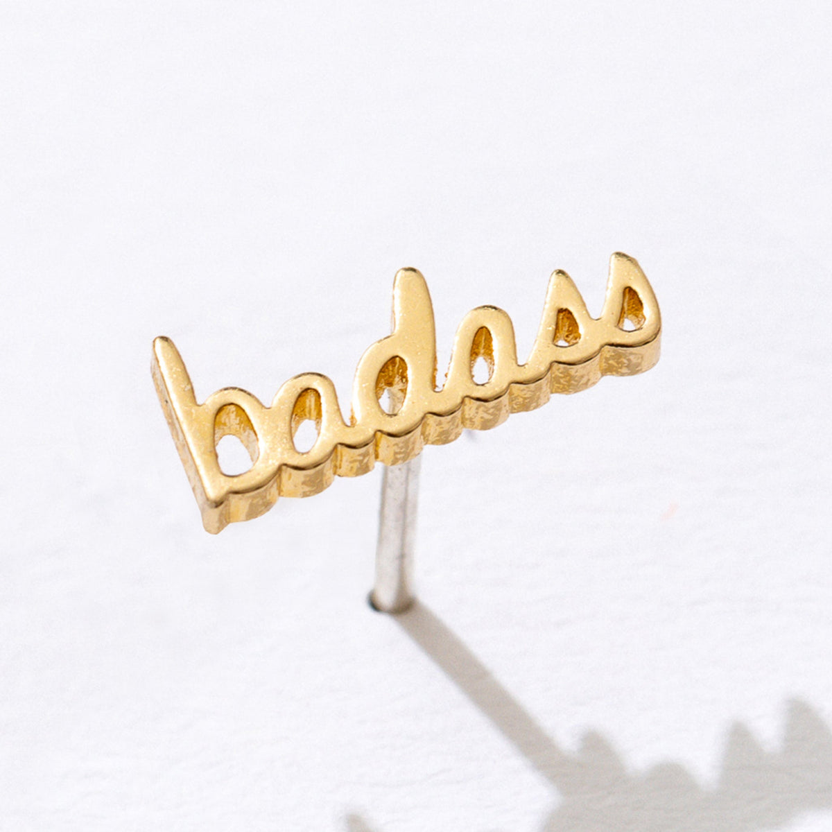 Badass Script Studs - Starry Skies Austin