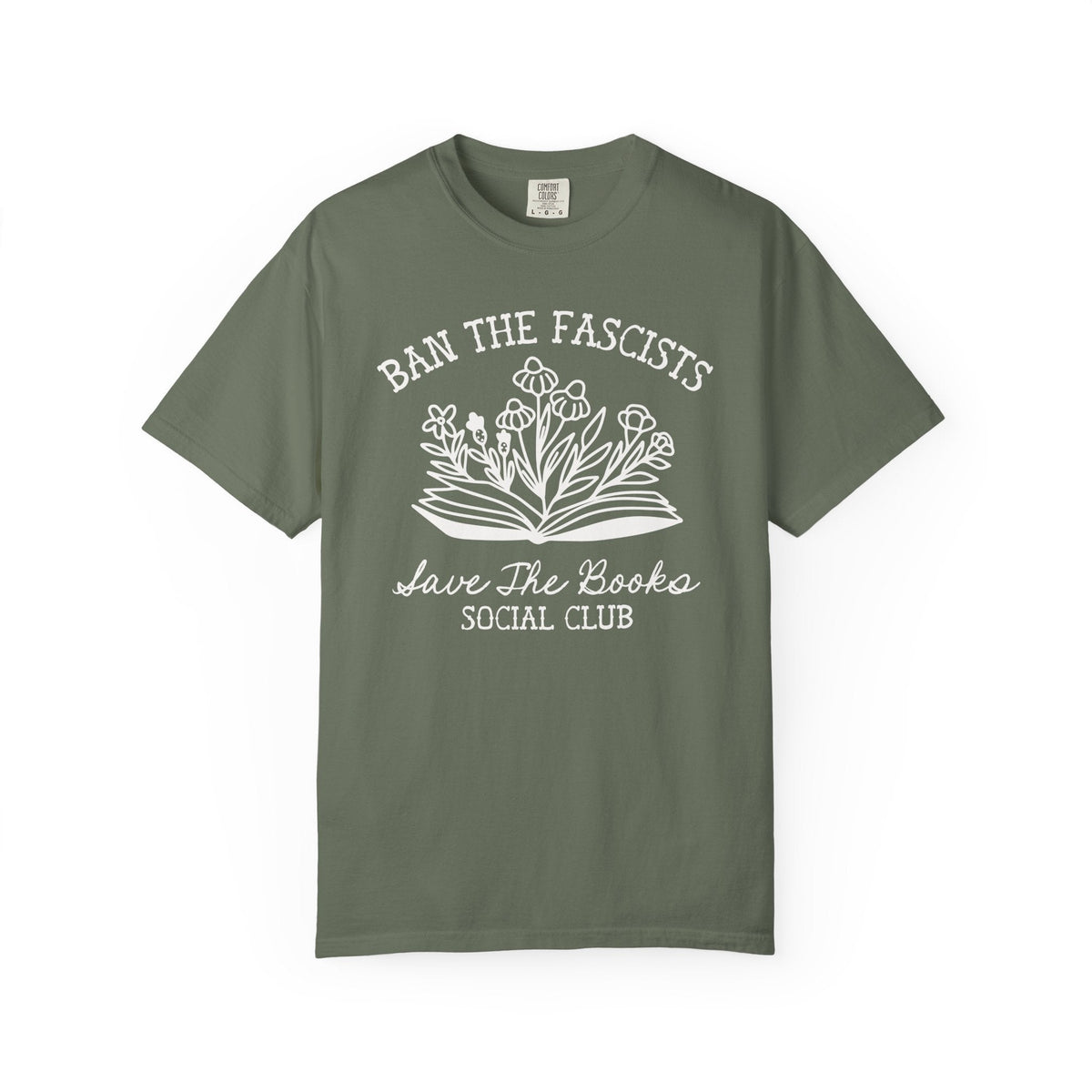 Ban the Fascists Save the Books T-Shirt - Starry Skies Austin