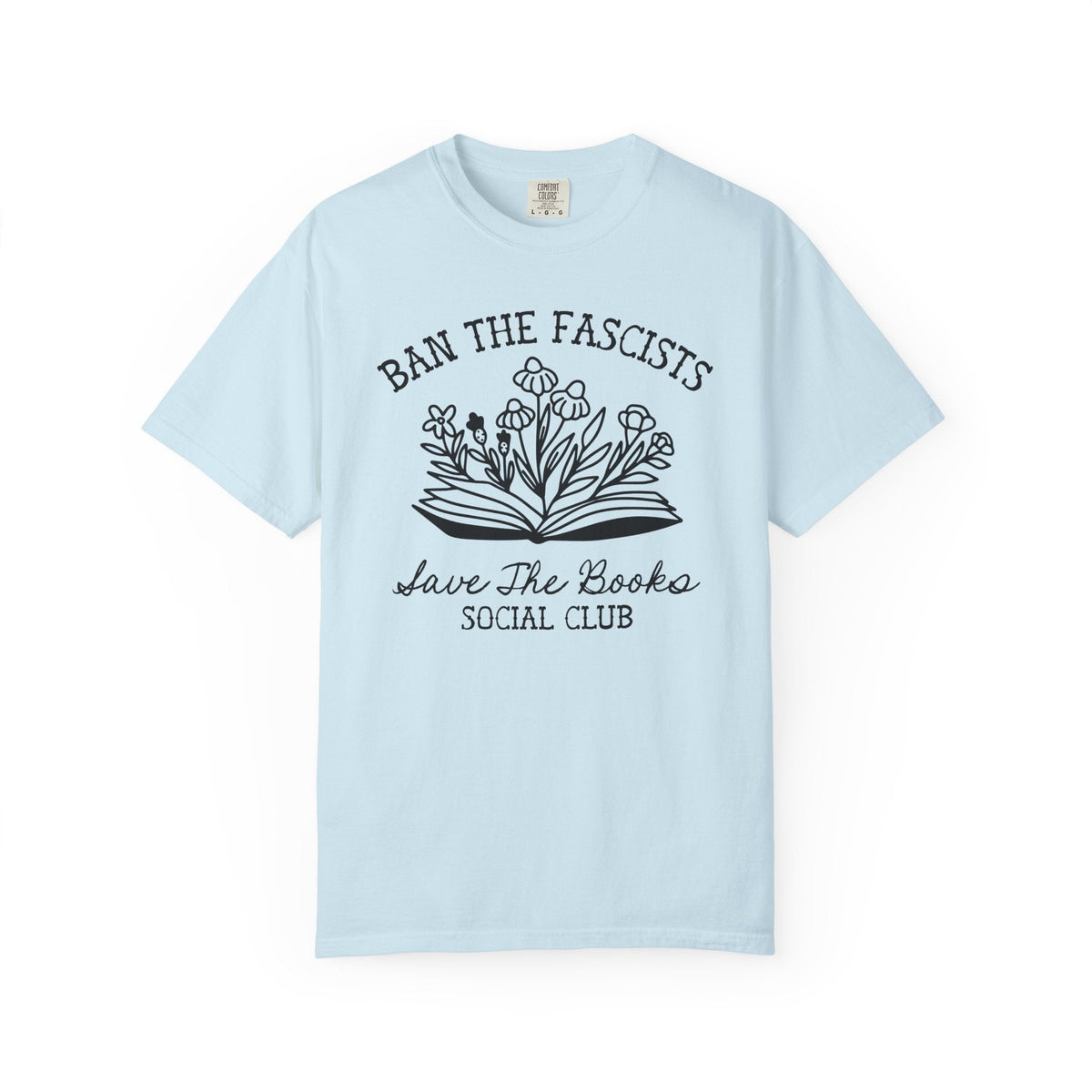 Ban the Fascists Save the Books T-Shirt - Starry Skies Austin