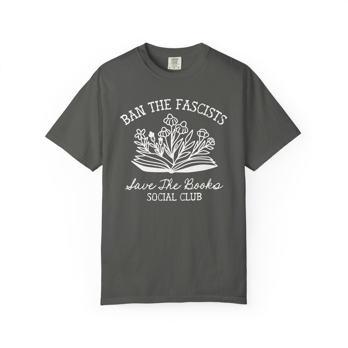 Ban the Fascists Save the Books T-Shirt - Starry Skies Austin