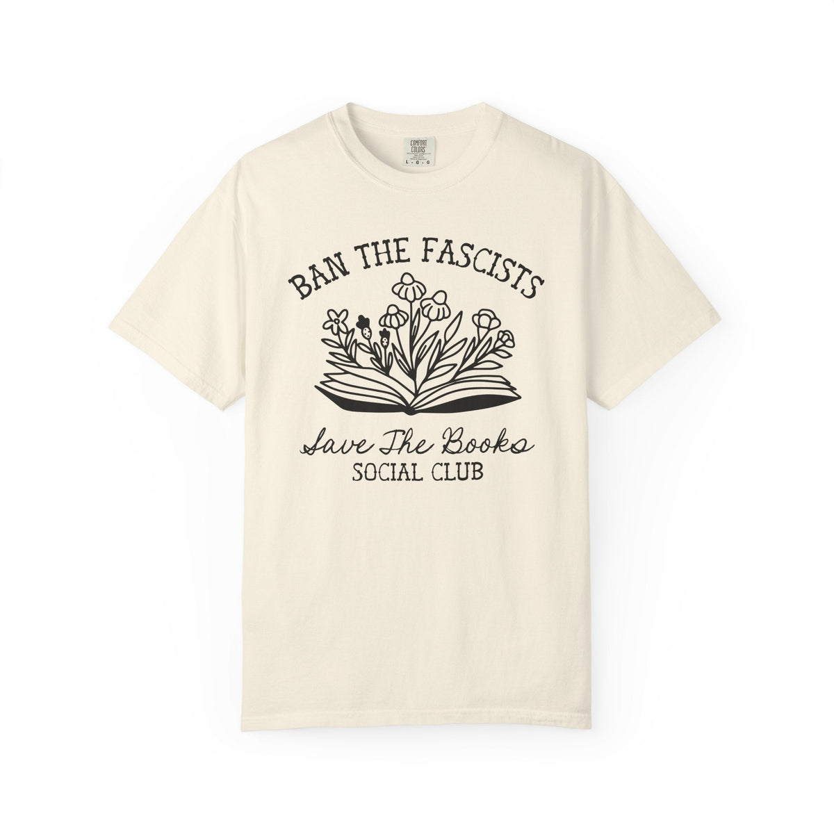 Ban the Fascists Save the Books T-Shirt - Starry Skies Austin
