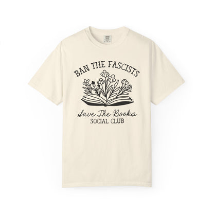 Ban the Fascists Save the Books T-Shirt - Starry Skies Austin