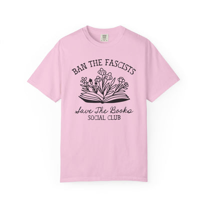Ban the Fascists Save the Books T-Shirt - Starry Skies Austin
