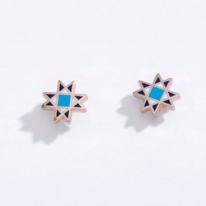 Barn Quilt Studs - Starry Skies Austin
