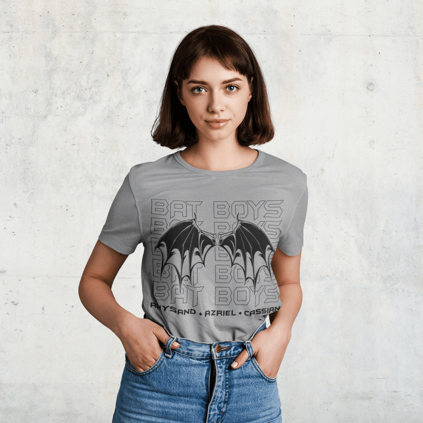 Bat Boys of the Night Court Softstyle Bookish Tee - Starry Skies Austin