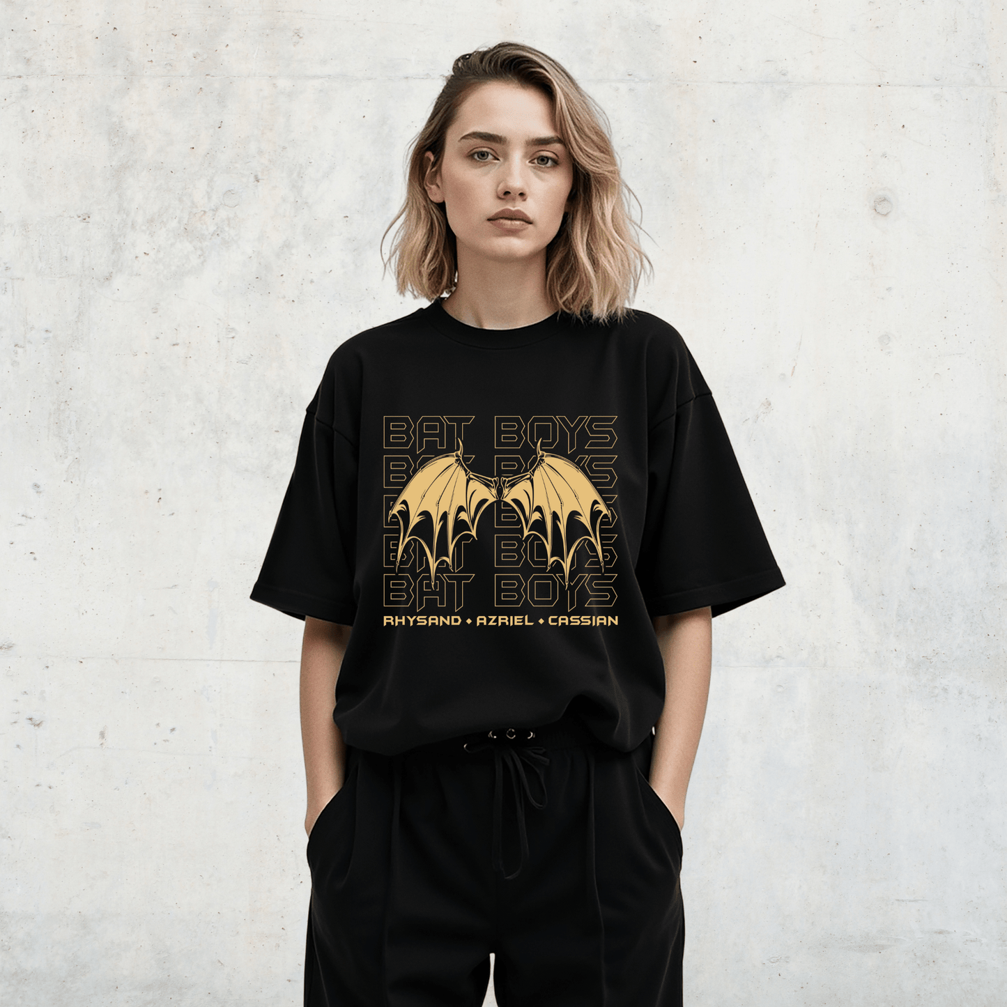 Bat Boys of the Night Court Softstyle Bookish Tee - Starry Skies Austin