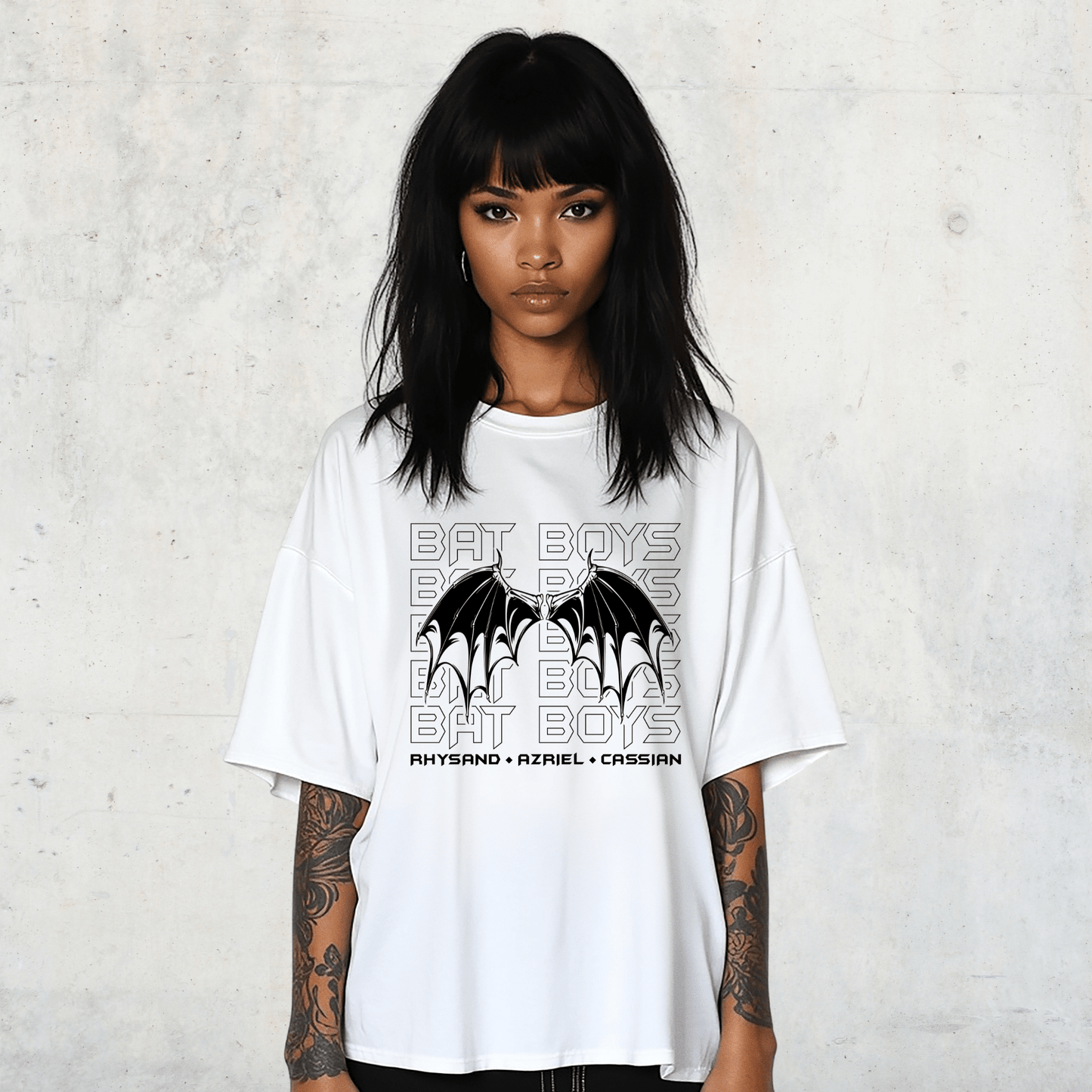 Bat Boys of the Night Court Softstyle Bookish Tee - Starry Skies Austin