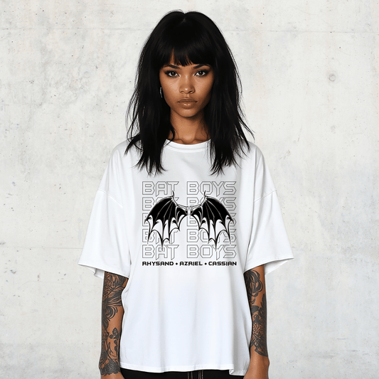 Bat Boys of the Night Court Softstyle Bookish Tee - Starry Skies Austin