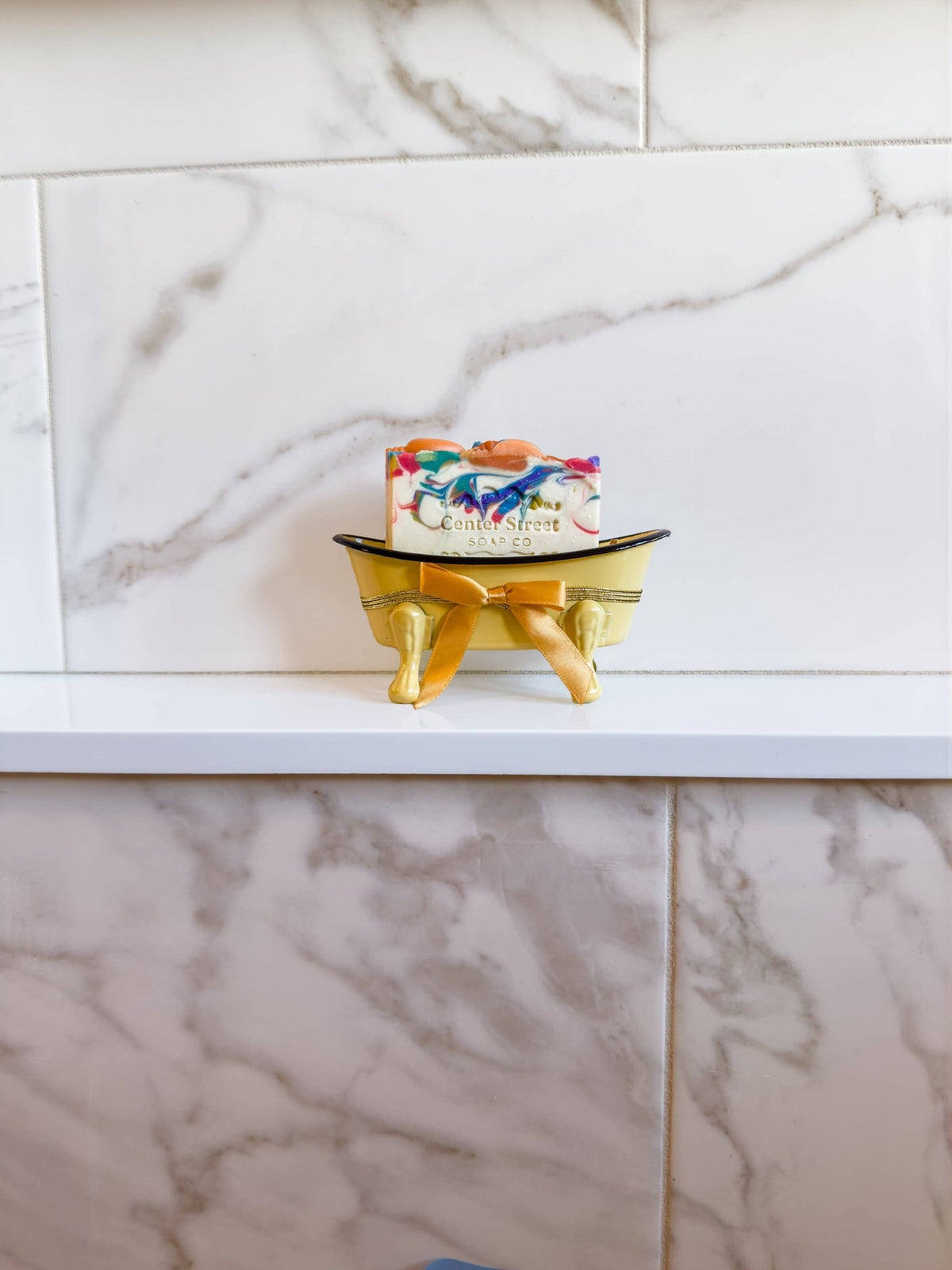 Bathtub Soap Dish Variety Pack- Yellow, Mint Green, Gray - Starry Skies Austin