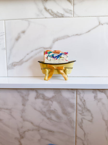 Bathtub Soap Dish Variety Pack- Yellow, Mint Green, Gray - Starry Skies Austin