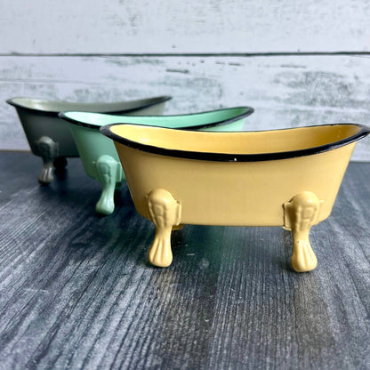 Bathtub Soap Dish Variety Pack- Yellow, Mint Green, Gray - Starry Skies Austin