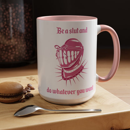 Be a Slut and Do Whatever You Want Coquette Mug - Starry Skies Austin