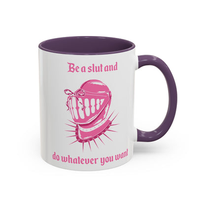 Be a Slut and Do Whatever You Want Coquette Mug - Starry Skies Austin