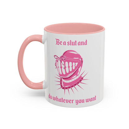 Be a Slut and Do Whatever You Want Coquette Mug - Starry Skies Austin