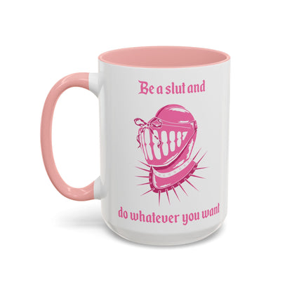 Be a Slut and Do Whatever You Want Coquette Mug - Starry Skies Austin