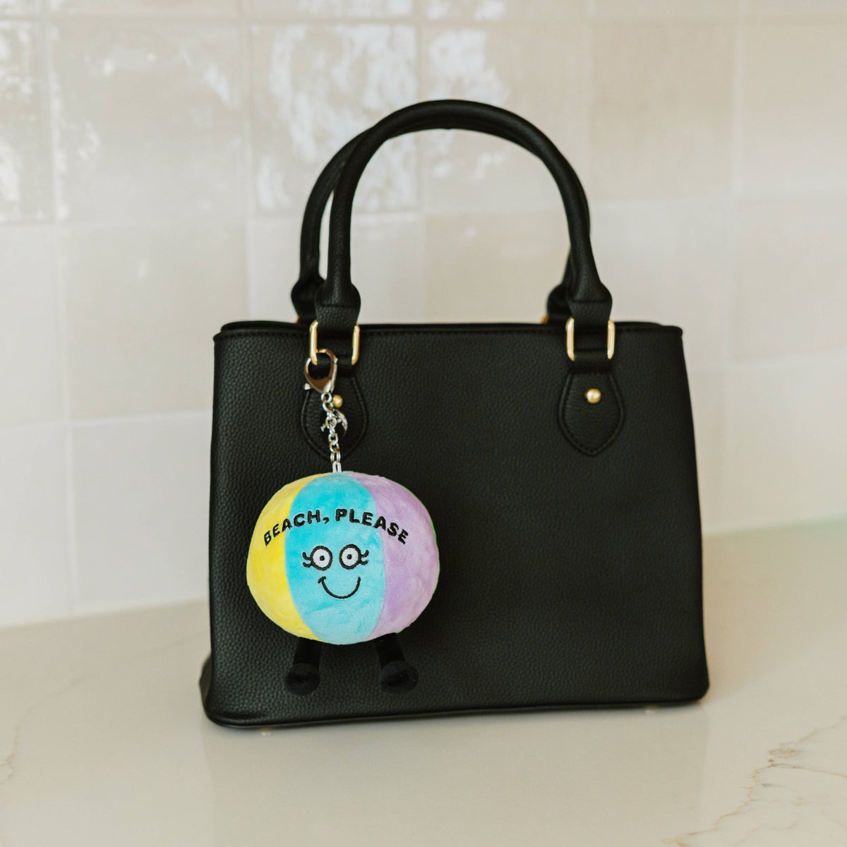 Beach Ball Plush Bag Charm - Starry Skies Austin