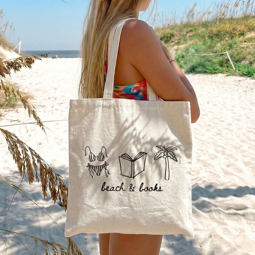 Beach & Books Canvas Tote Bag - Starry Skies Austin