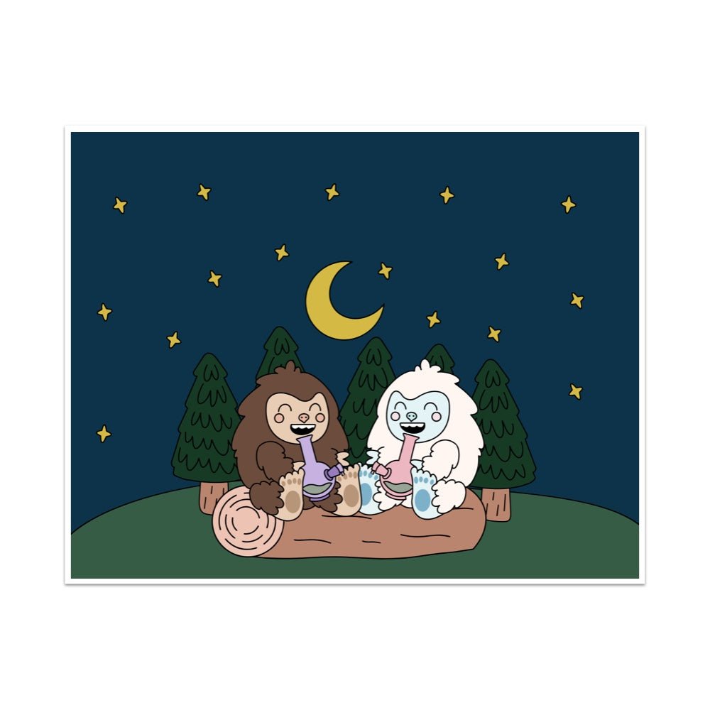 Best Buds Unframed Art Print - Starry Skies Austin